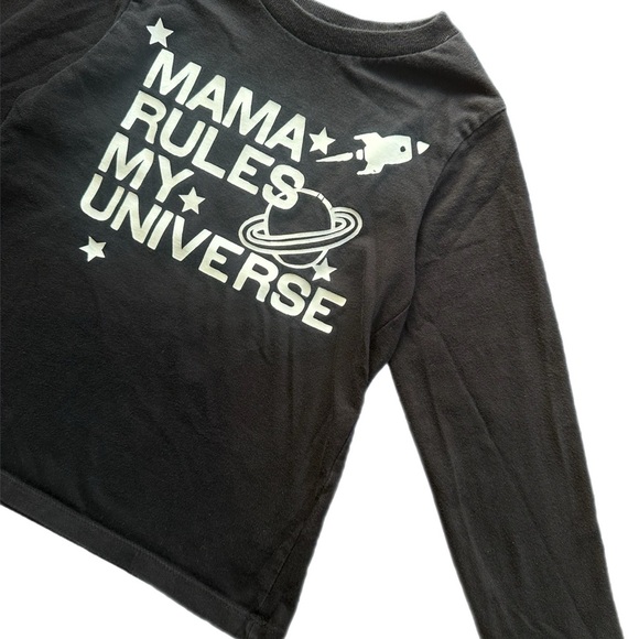 The Children’s Place Boys Mama Rules My Universe Long Sleeve Tee Shirt 4T - Picture 2 of 5
